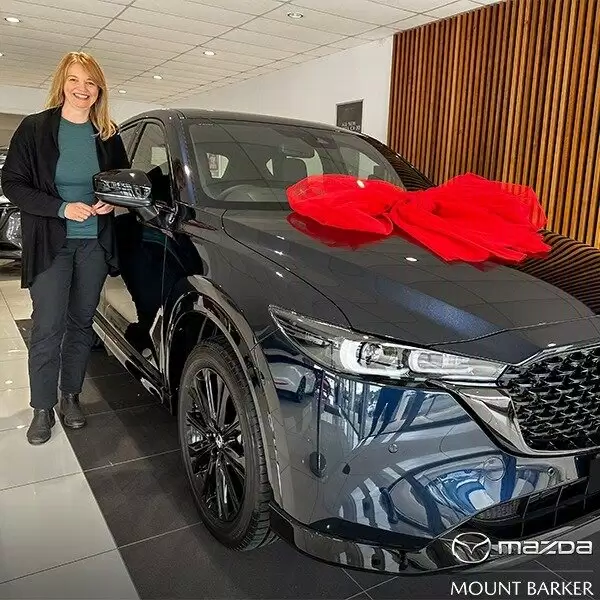 Jacqui with her new CX-5 GT SP